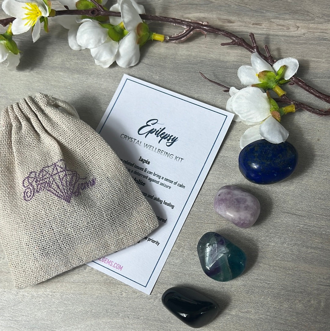 Starcrystalgems - Epilepsy Help Protection Tumblestone Kit