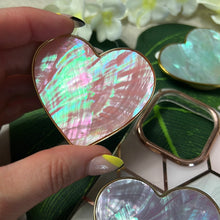 Load image into Gallery viewer, Abalone Shell Heart Phone Pop Sock Socket
