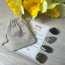Load image into Gallery viewer, Starcrystalgems - SOS Survival Tumblestone Set - Fathers Day Man Gift
