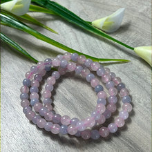 Load image into Gallery viewer, Rose Quartz &amp; Aquamarine Elasticated Bracelet
