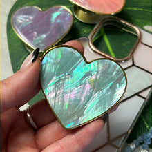 Load image into Gallery viewer, Abalone Shell Heart Phone Pop Sock Socket
