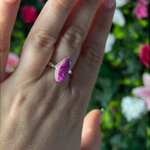 Load image into Gallery viewer, Gorgeous Pink Calbaltano Calcite 925 Silver Ring -  Size O
