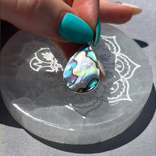 Load image into Gallery viewer, Abalone Shell 925 Sterling Pendant
