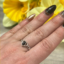 Load image into Gallery viewer, Black Onyx 925 Sterling Silver Ring -  Size P 1/2
