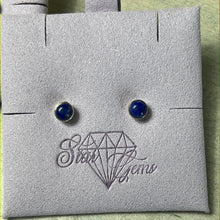 Load image into Gallery viewer, Lapis 925 Sterling Studs
