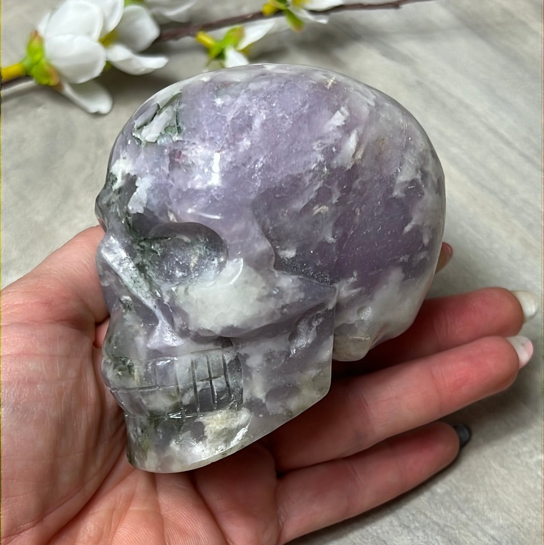 Mix Tourmaline Skull - RARE