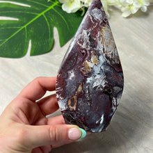 Load image into Gallery viewer, AA Purple Mexican Agate Flame Freeform
