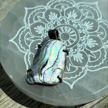 Load image into Gallery viewer, Paua Shell 925 Sterling Pendant
