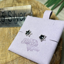 Load image into Gallery viewer, Sparkle Stars Sterling Studs Earrings
