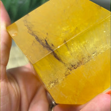 Load image into Gallery viewer, Yellow Dendritic Fluorite Cube
