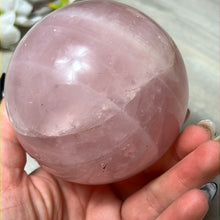 Load image into Gallery viewer, Star Rose Quartz Sphere
