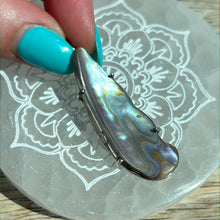 Load image into Gallery viewer, Paua Shell 925 Sterling Pendant
