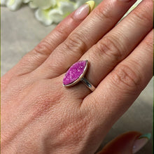 Load image into Gallery viewer, Gorgeous Pink Calbaltano Calcite 925 Silver Ring -  Size O
