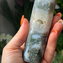 Load image into Gallery viewer, Moss Agate Tower
