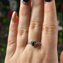 Load image into Gallery viewer, Black Onyx 925 Sterling Silver Ring -  Size P 1/2
