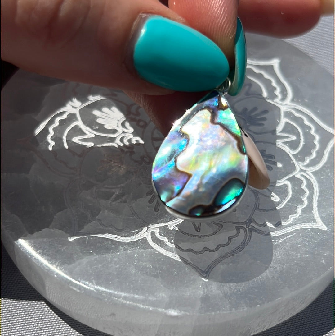 Abalone Shell 925 Sterling Pendant