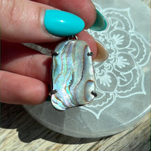 Load image into Gallery viewer, Paua Shell 925 Sterling Pendant
