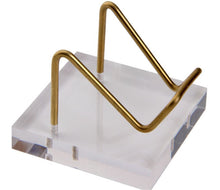 Load image into Gallery viewer, Plastic Perspex Arm Gold Display Stand
