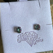 Load image into Gallery viewer, Mystic Fire Topaz 925 Sterling Studs
