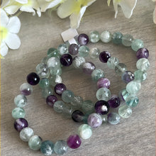 Load image into Gallery viewer, LAST Snowflake Fluorite Bracelet
