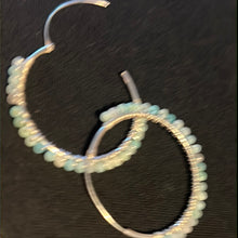 Load image into Gallery viewer, Large Boho Hoops 925 Sterling Silver Earrings
