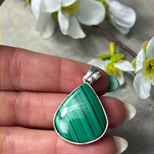 Load image into Gallery viewer, Malachite 925 Sterling Silver Pendant
