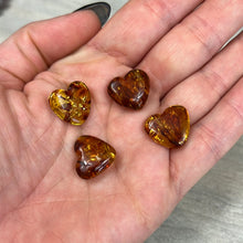 Load image into Gallery viewer, LAST Mini Amber Heart
