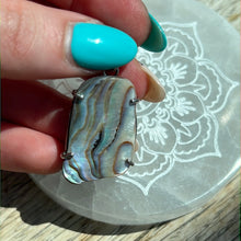 Load image into Gallery viewer, Paua Shell 925 Sterling Pendant
