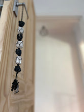 Load image into Gallery viewer, Protection Cleansing Selenite &amp; Raw Tourmaline Macrame Door Hanger
