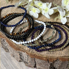 Load image into Gallery viewer, Mens / Larger Delicate - 4mm Bead Bracelet 8/9” or Anklets
