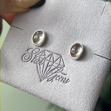 Load image into Gallery viewer, Morganite 925 Sterling Studs Earrings
