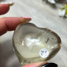 Load image into Gallery viewer, Zambian Citrine Smoky Heart
