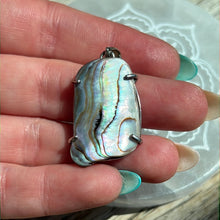 Load image into Gallery viewer, Paua Shell 925 Sterling Pendant
