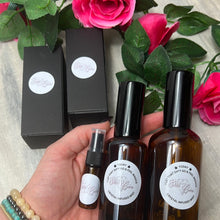 Load image into Gallery viewer, StarCrystalGems - TODAY I Let that Sh*t Go &amp; I feel Magick - Natural Crystal Infused Mist - Smokeless Sage &amp; Palo Smudge Spray
