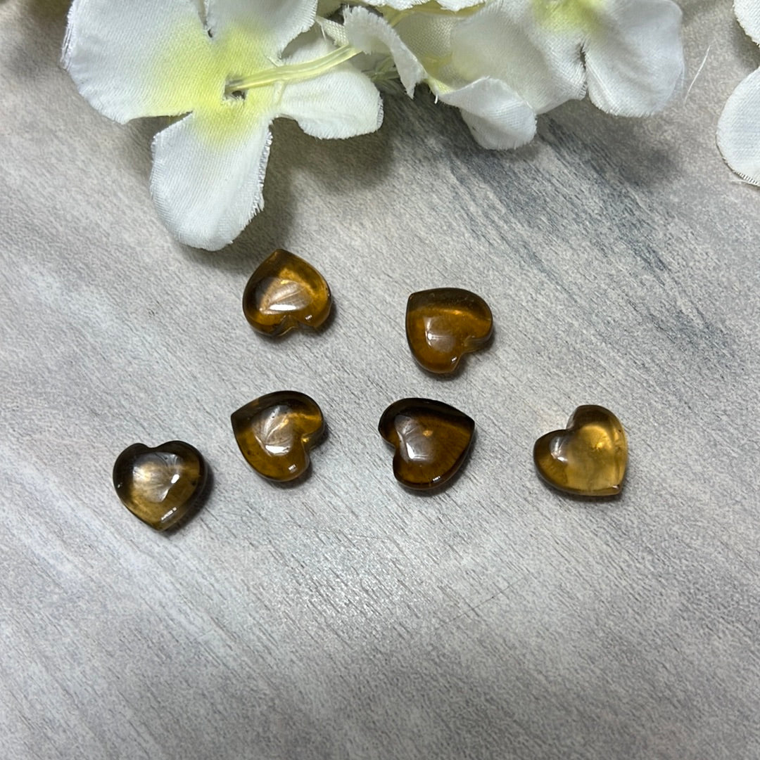 Mini Smoky Citrine Heart