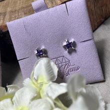 Load image into Gallery viewer, CZ Stars 925 Sterling Studs Earrings
