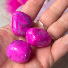 Load image into Gallery viewer, Pink Howlite Tumble Tumblestone
