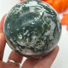 Load image into Gallery viewer, Moss Agate Sphere 60mm
