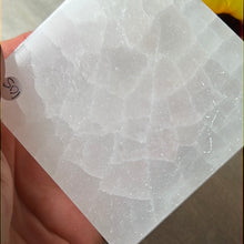 Load image into Gallery viewer, LAST Selenite Square Charging Plate
