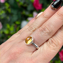 Load image into Gallery viewer, Citrine 925 Sterling Silver Ring -  Size O1/2
