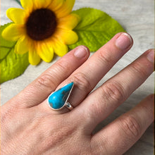 Load image into Gallery viewer, Andean Blue Opal 925 Sterling Silver Ring -  Size L 1/2
