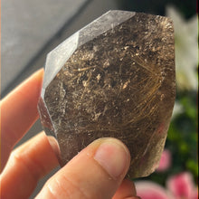 Load image into Gallery viewer, Smoky Rutile Rutilated Quartz Freeform A Grade
