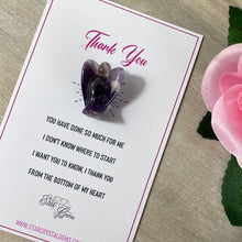 Load image into Gallery viewer, Starcrystalgems - Thank You Card Poem
