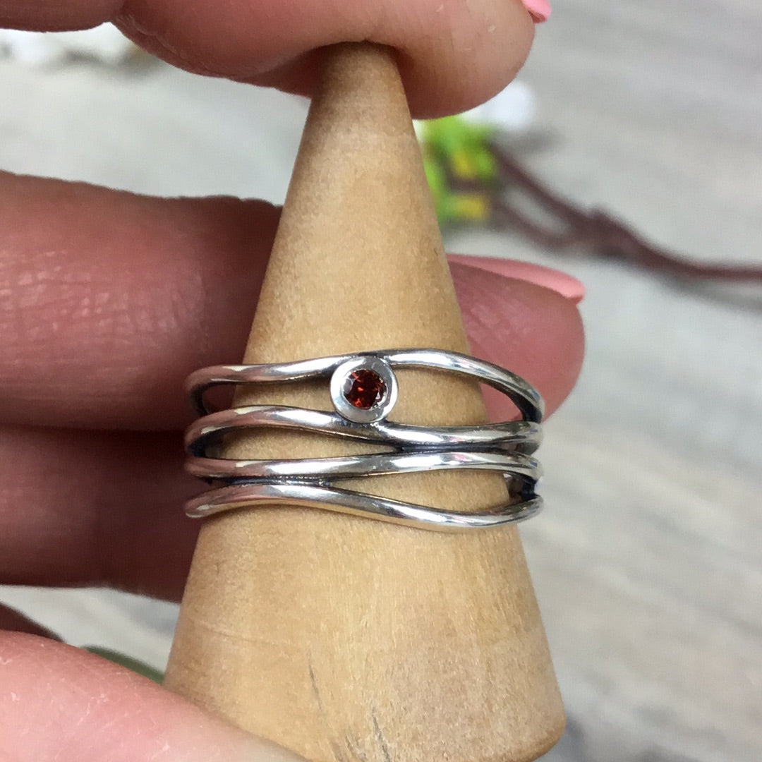 Wiggle 925 Sterling Silver Ring