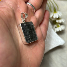 Load image into Gallery viewer, Black Sunstone 925 Sterling Silver Pendant
