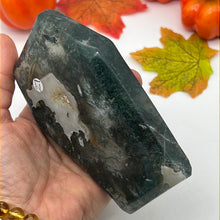 Load image into Gallery viewer, Coffin Bowl Moss Agate
