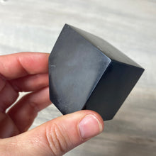 Load image into Gallery viewer, Matt Black Obsidian Cube
