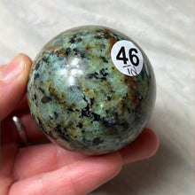 Load image into Gallery viewer, RARE African Turquoise 50mm Sphere
