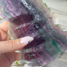 Load image into Gallery viewer, Large Fluorite Slab Slice
