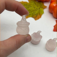 Load image into Gallery viewer, Mini Rose Quartz Pumpkin
